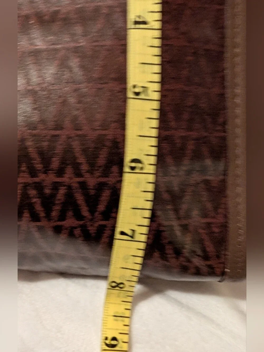MARIO VALENTINO Coated Canvas Medium Clutch Bag Brown GUC
